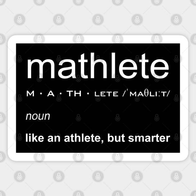 Mathlete Funny Definition Sticker by KsuAnn